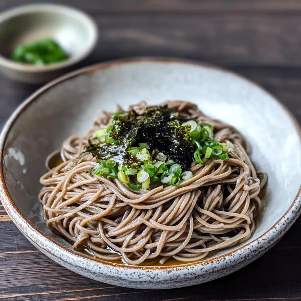 Soba noodles with the tastiest Soba sauce